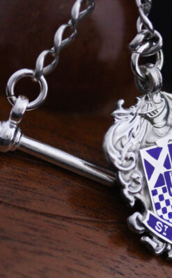 アンティーク懐中時計チェーン-C0414-8