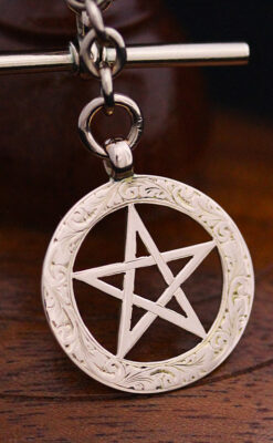 アンティーク懐中時計チェーン-C0416-13