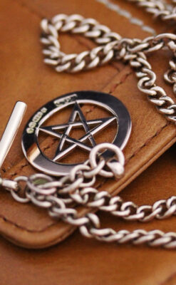 アンティーク懐中時計チェーン-C0416-16