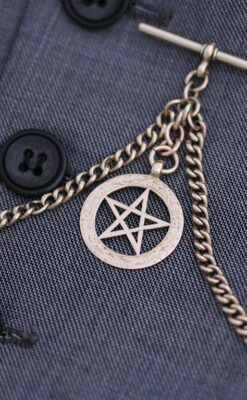 アンティーク懐中時計チェーン-C0416-3