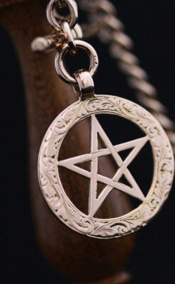 アンティーク懐中時計チェーン-C0416-9