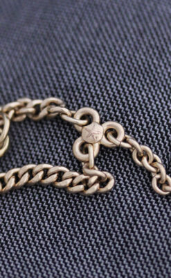 アンティーク懐中時計チェーン-C0417-5