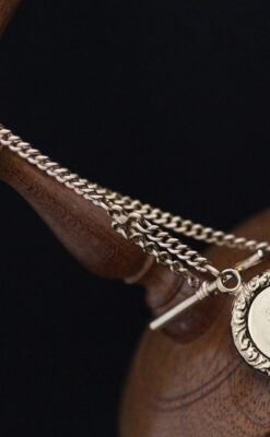 アンティーク懐中時計チェーン-C0417-8