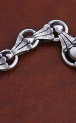 アンティーク懐中時計チェーン-C0418-13