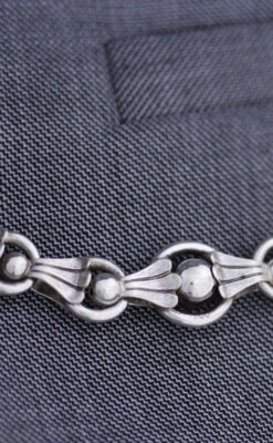 アンティーク懐中時計チェーン-C0418-2