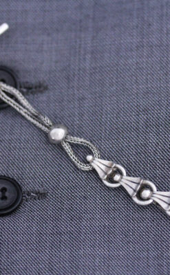 アンティーク懐中時計チェーン-C0418-4