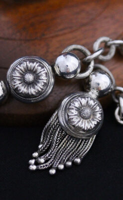 アンティーク懐中時計チェーン-C0419-10