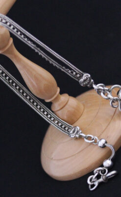 アンティーク懐中時計チェーン-C0419-14