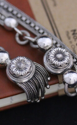 アンティーク懐中時計チェーン-C0419-18