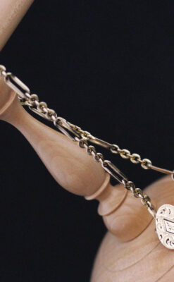 アンティーク懐中時計チェーン-C0420-12