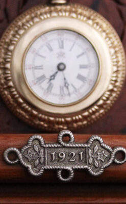 アンティーク懐中時計チェーン-C0421-16