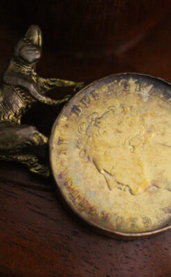 アンティーク懐中時計チェーン-C0422-7