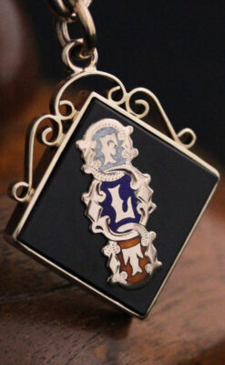 アンティーク懐中時計チェーン-C0423-12