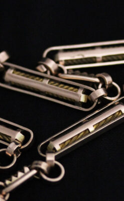 アンティーク懐中時計チェーン-C0423-16