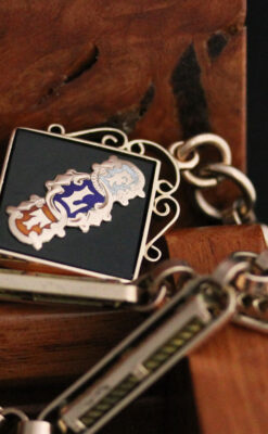 アンティーク懐中時計チェーン-C0423-7