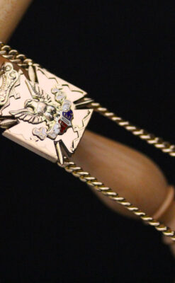 アンティーク懐中時計チェーン-C0425-7