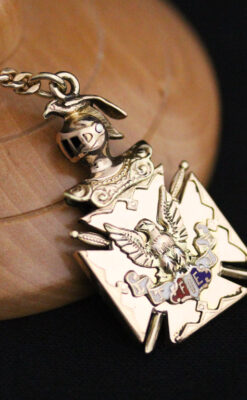 アンティーク懐中時計チェーン-C0425-8