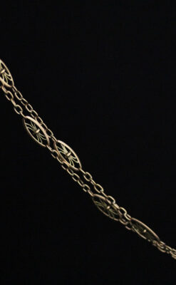 アンティーク懐中時計チェーン-C0426-11