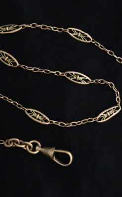 アンティーク懐中時計チェーン-C0426-12