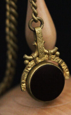 アンティーク懐中時計チェーン-C0427-13