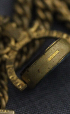 アンティーク懐中時計チェーン-C0427-17