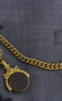 アンティーク懐中時計チェーン-C0427-3