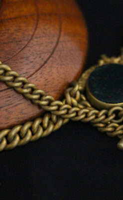 アンティーク懐中時計チェーン-C0427-7