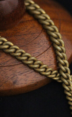 アンティーク懐中時計チェーン-C0427-8