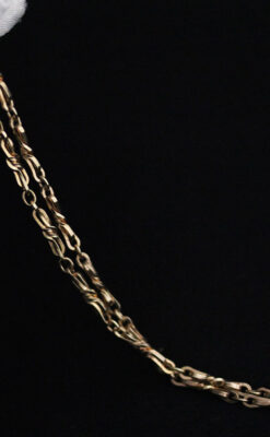 アンティーク懐中時計チェーン-C0428-9