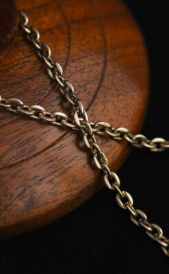 アンティーク懐中時計チェーン-C0430-11