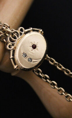 アンティーク懐中時計チェーン-C0430-2