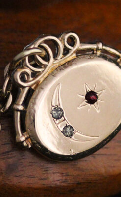 アンティーク懐中時計チェーン-C0430-9