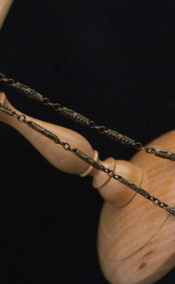 アンティーク懐中時計チェーン-C0431-7