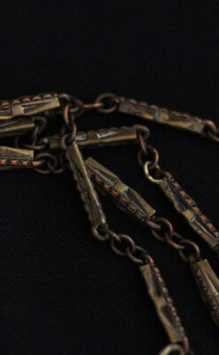 アンティーク懐中時計チェーン-C0431-9