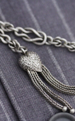 アンティーク懐中時計チェーン-C0434-2