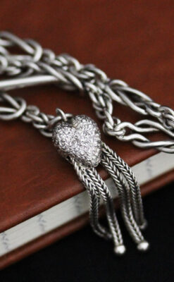 アンティーク懐中時計チェーン-C0434-3