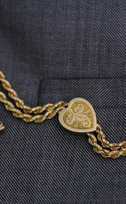 アンティーク懐中時計チェーン-C0435-2