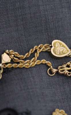 アンティーク懐中時計チェーン-C0435-3