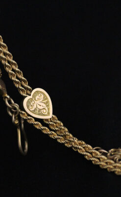 アンティーク懐中時計チェーン-C0435-6