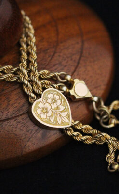 アンティーク懐中時計チェーン-C0435-8