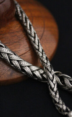 アンティーク懐中時計チェーン-C0436-10