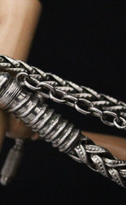 アンティーク懐中時計チェーン-C0436-11