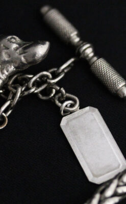 アンティーク懐中時計チェーン-C0436-13