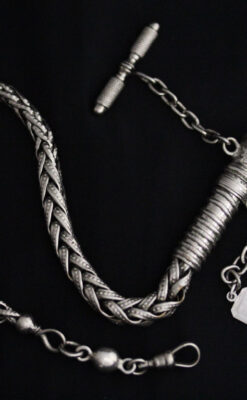 アンティーク懐中時計チェーン-C0436-14