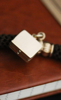 アンティーク懐中時計チェーン-C0437-9