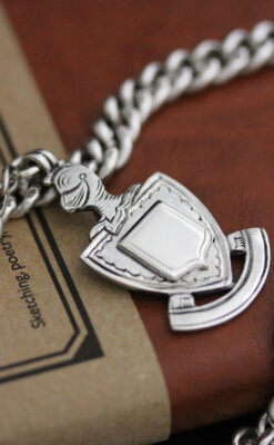 アンティーク懐中時計チェーン-C0438-5