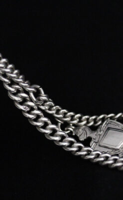 アンティーク懐中時計チェーン-C0438-6