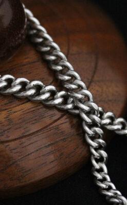 アンティーク懐中時計チェーン-C0438-7