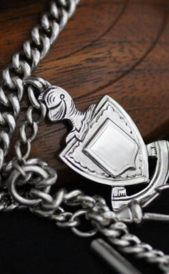 アンティーク懐中時計チェーン-C0438-8