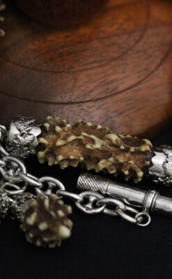 アンティーク懐中時計チェーン-C0439-7